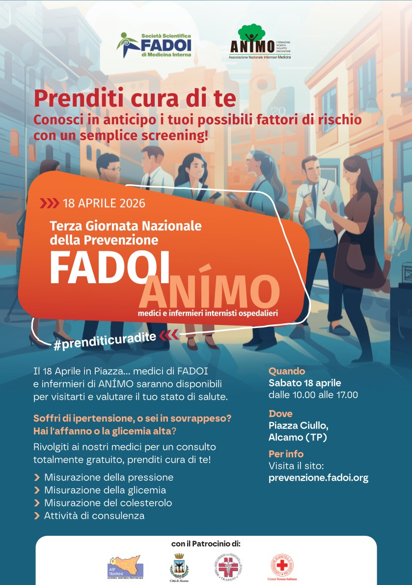 Clicca per accedere all'articolo "III° GIORNATA NAZIONALE DELLA PREVENZIONE FADOI/ANIMO"